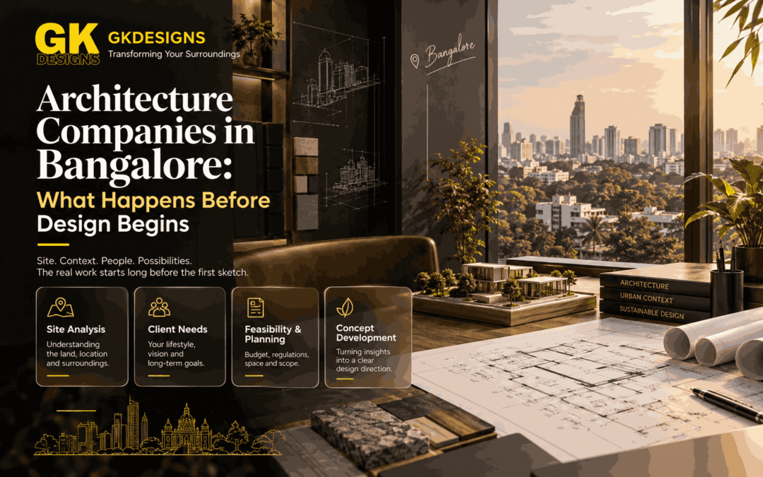 Architecture Companies in Bangalore: What Happens Before Design Begins