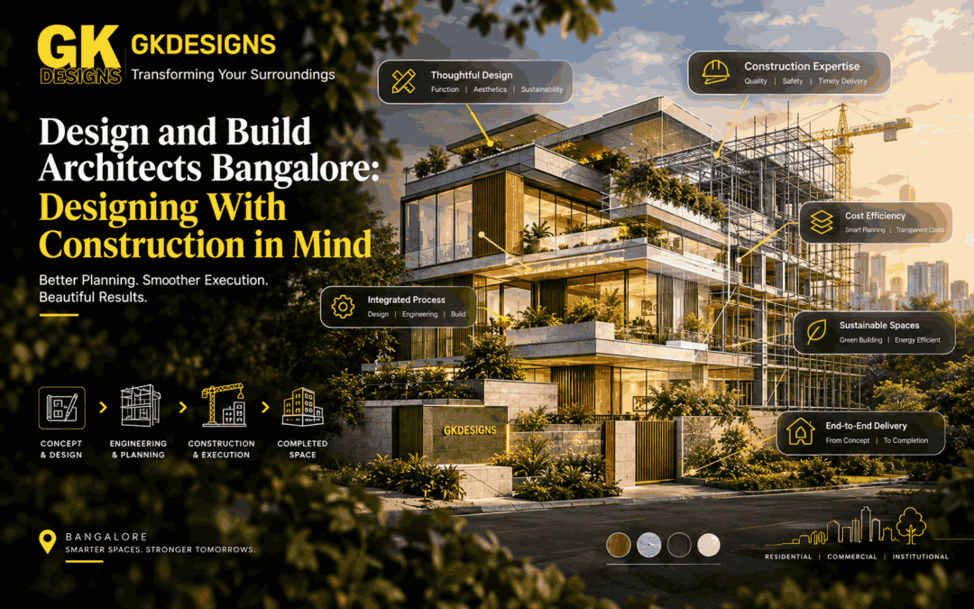 Design and Build Architects Bangalore: Designing With Construction in Mind