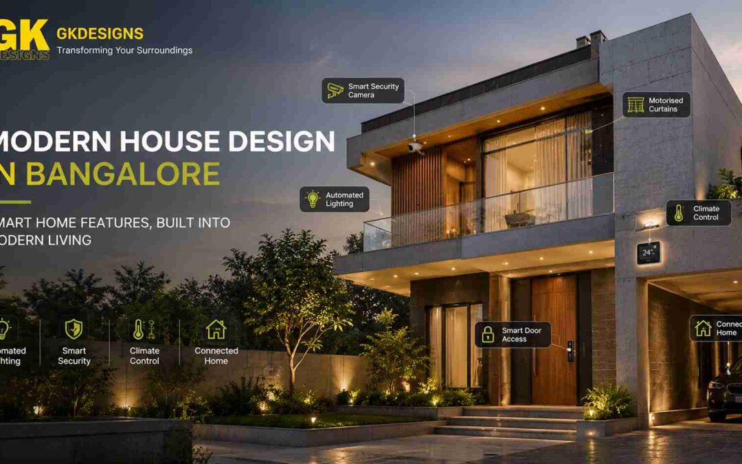 Modern House Design with Smart Home Features in Bangalore