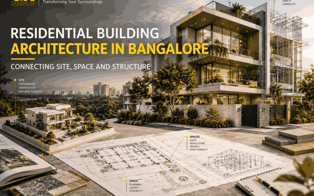 Residential Building Architecture in Bangalore